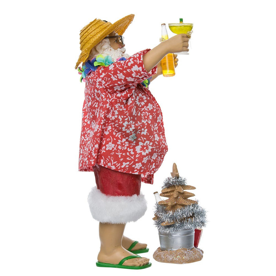 10“ Fabriché™ Beach Santa