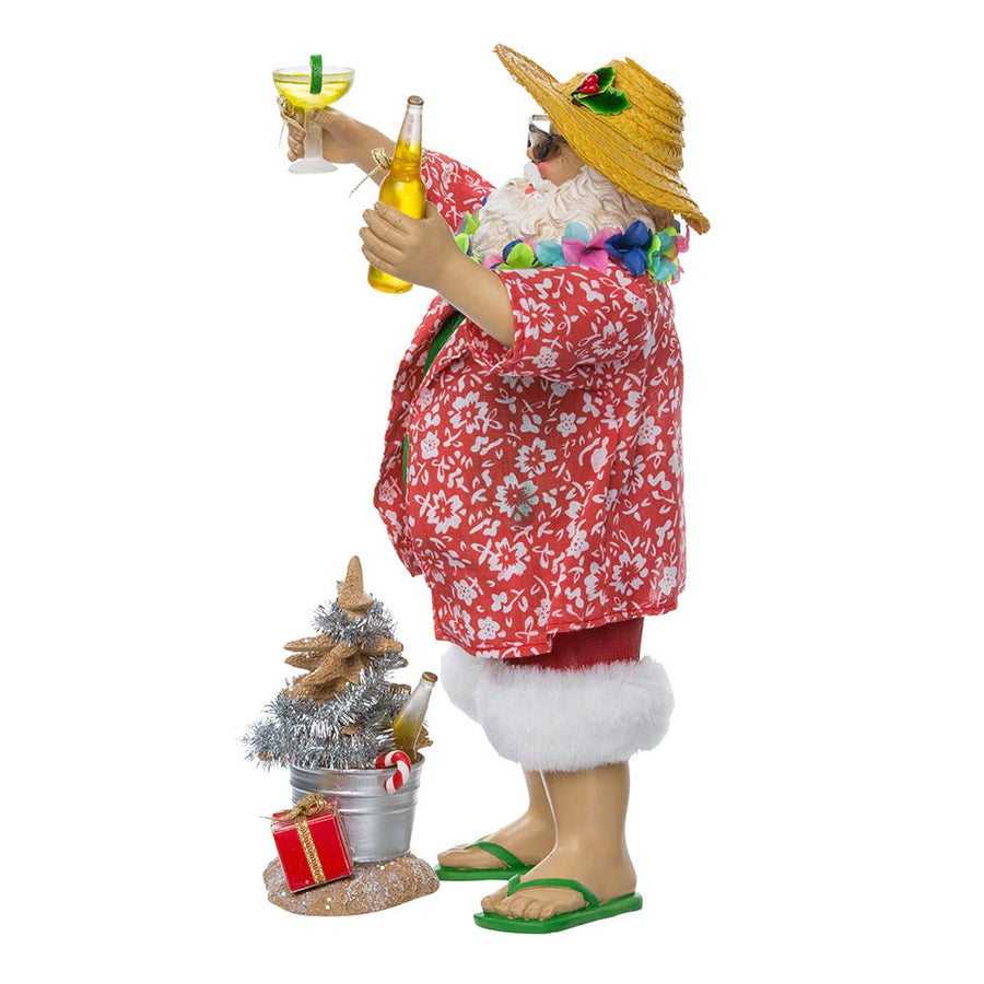 10“ Fabriché™ Beach Santa
