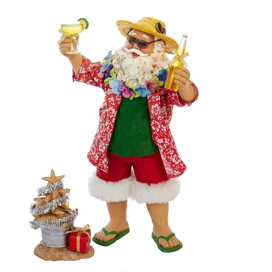 10“ Fabriché™ Beach Santa