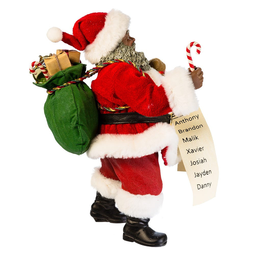 10.5“ Fabriché™ African American Santa