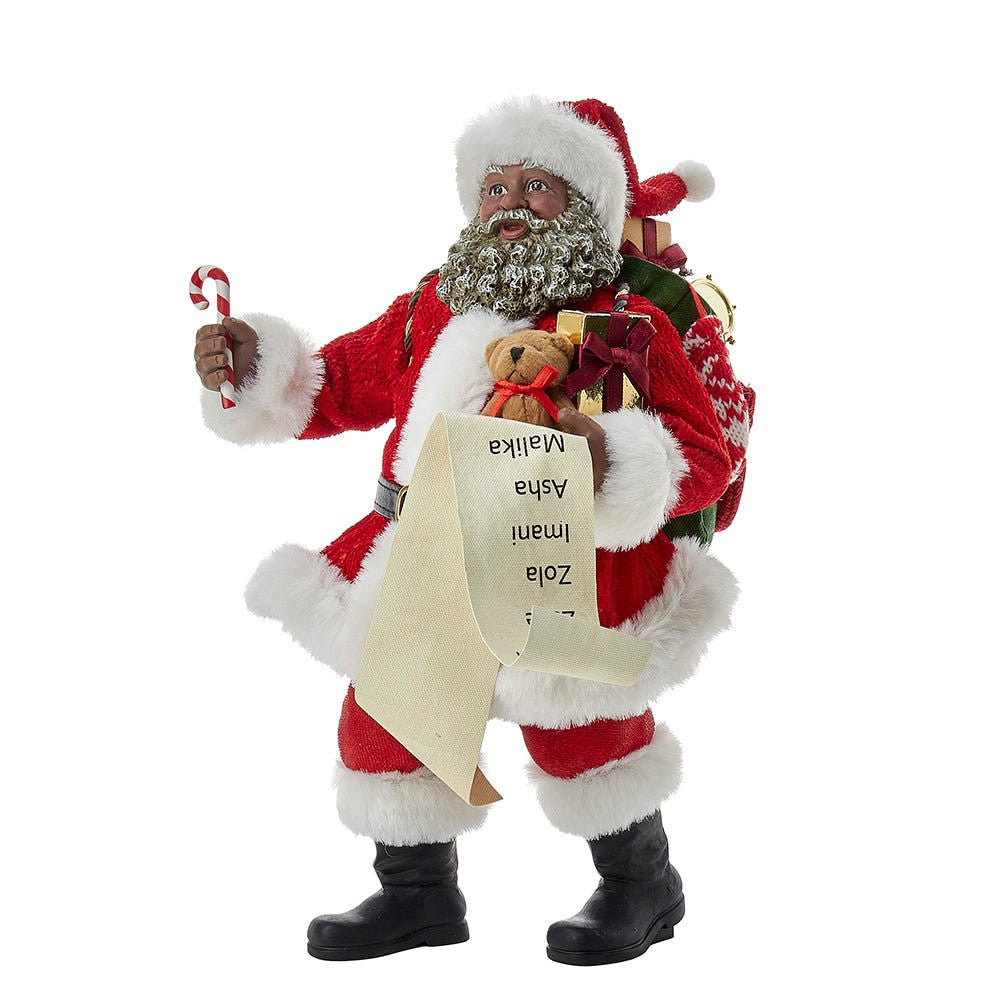 10.5“ Fabriché™ African American Santa