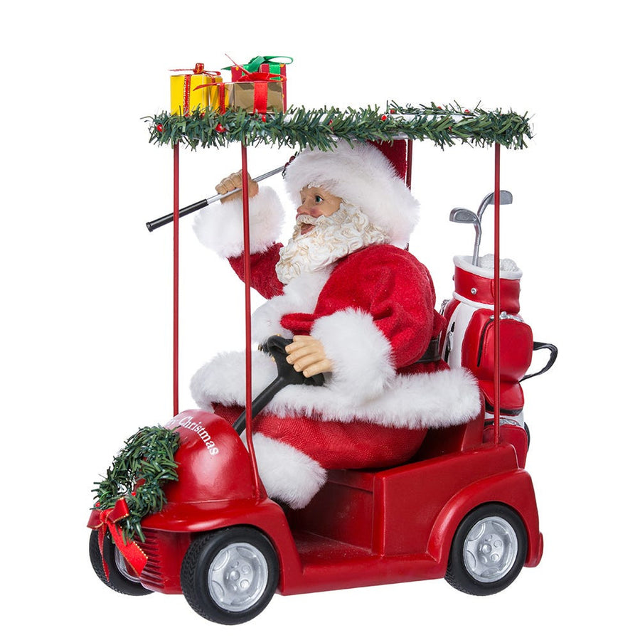 11.25“ Fabriché™ Santa Driving Golf Cart