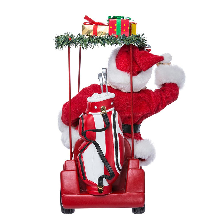11.25“ Fabriché™ Santa Driving Golf Cart