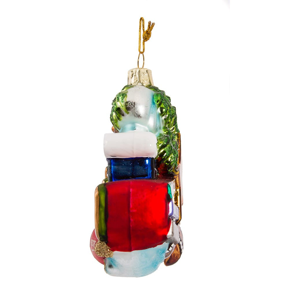 Hollywood Sign Glass Ornament