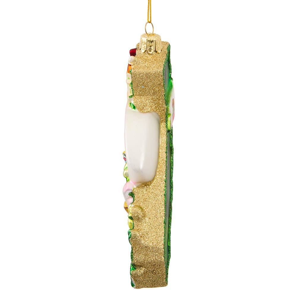 California Cityscape Glass Ornament
