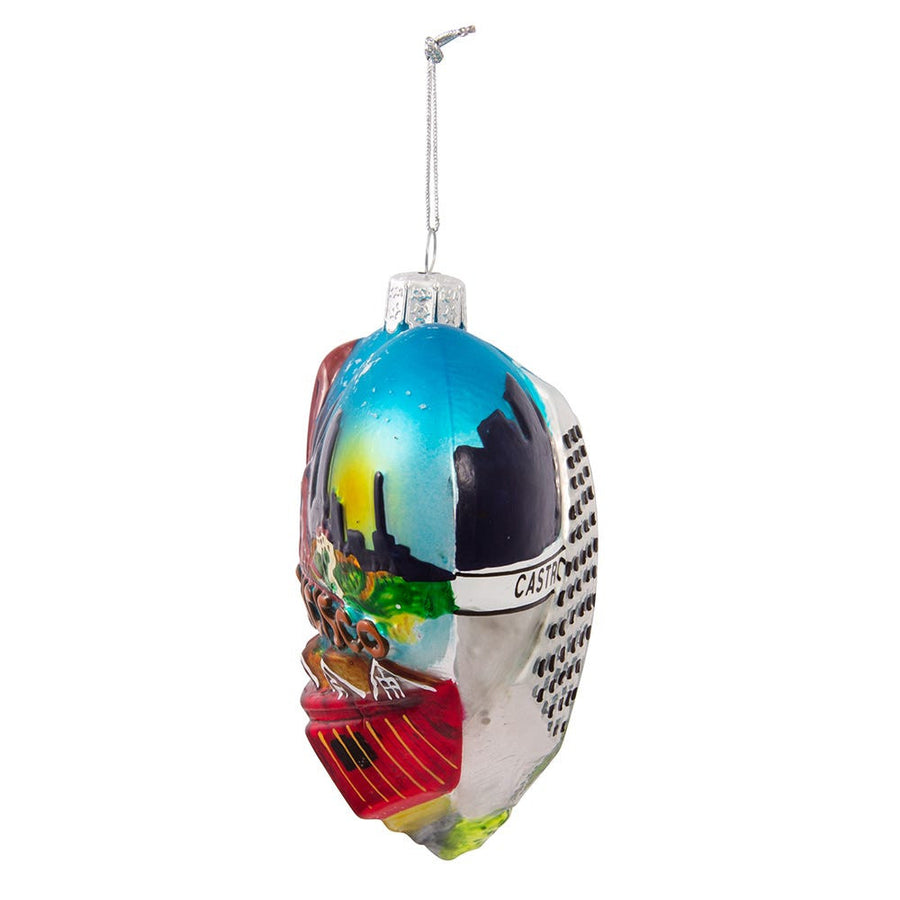 San Francisco Heart Cityscape Glass Ornament