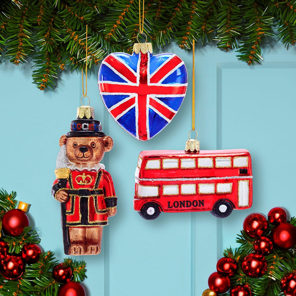 Glass British Ornaments