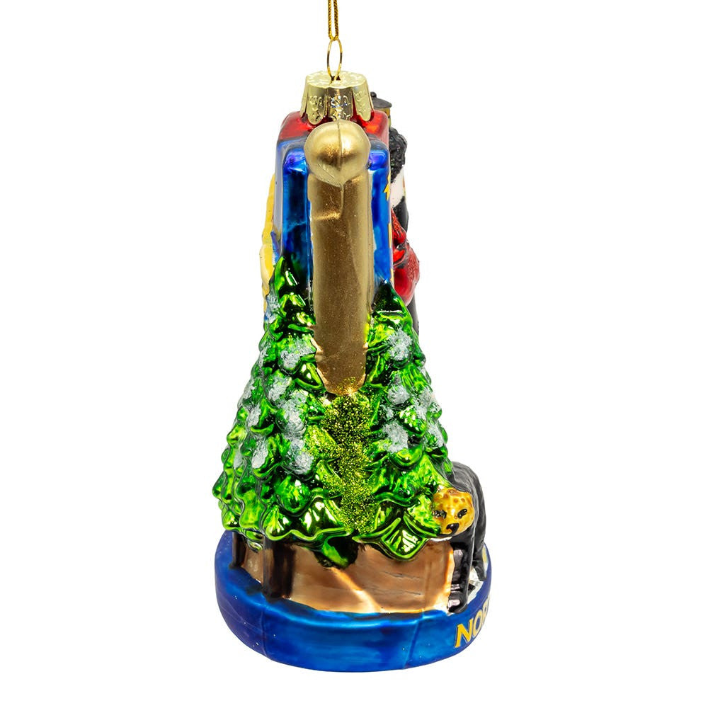 North Carolina Glass Ornament