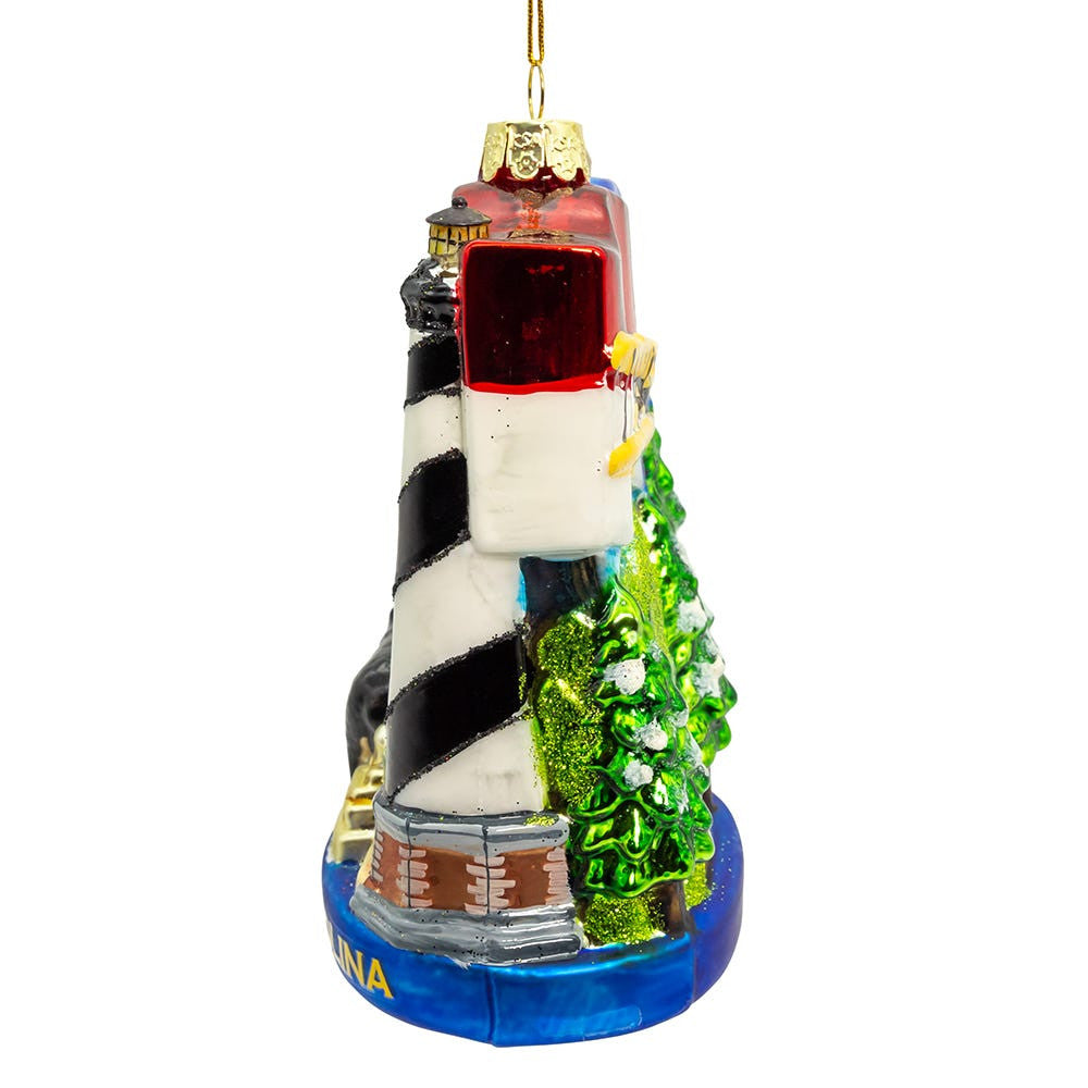 North Carolina Glass Ornament