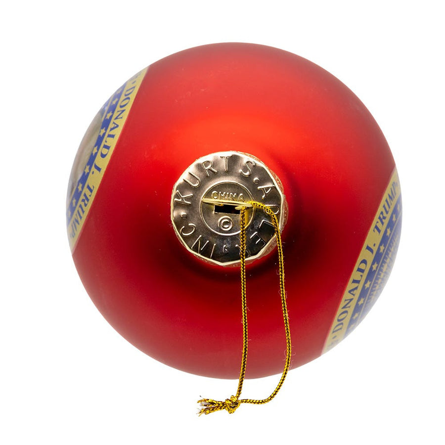 80MM Glass Trump Ball Ornament