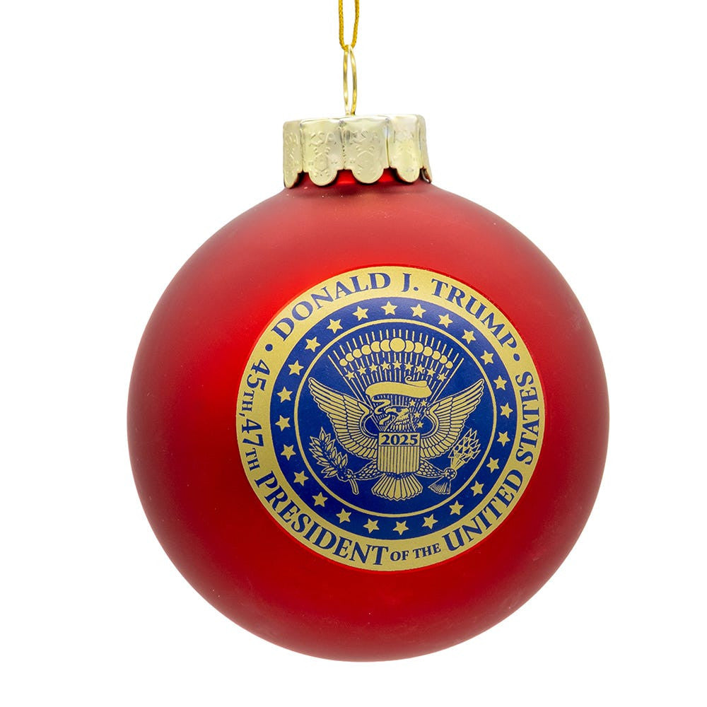 80MM Glass Trump Ball Ornament