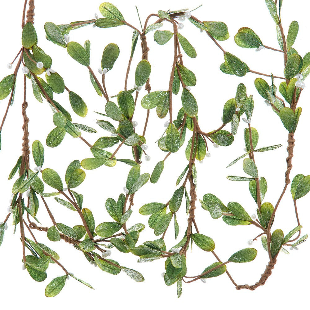 5' Wired Mistletoe Garland