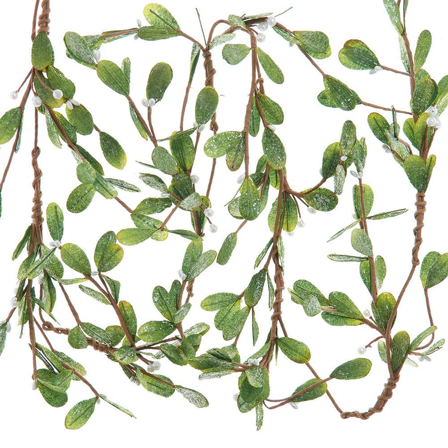 5' Wired Mistletoe Garland