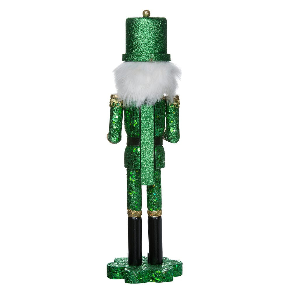 15“ Irish Nutcracker On Shamrock Base
