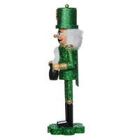 15“ Irish Nutcracker On Shamrock Base