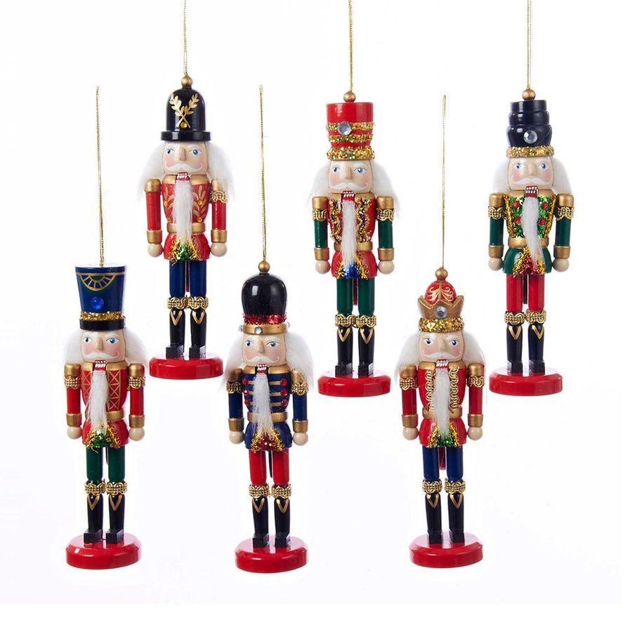 6“ Classic Wooden Nutcracker Ornaments