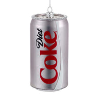 Diet Coca-Cola® Can Glass Ornament