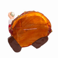Coca-Cola® Glass Santa With Bag Ornament