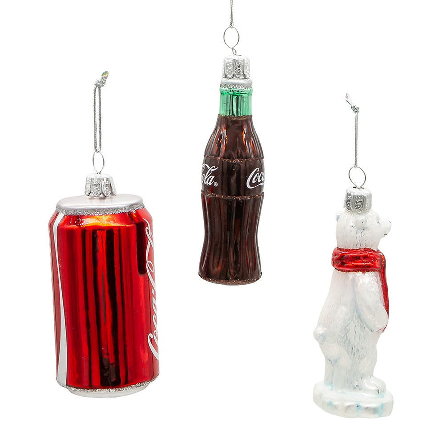 Coca-Cola® Glass Miniature Ornament Set