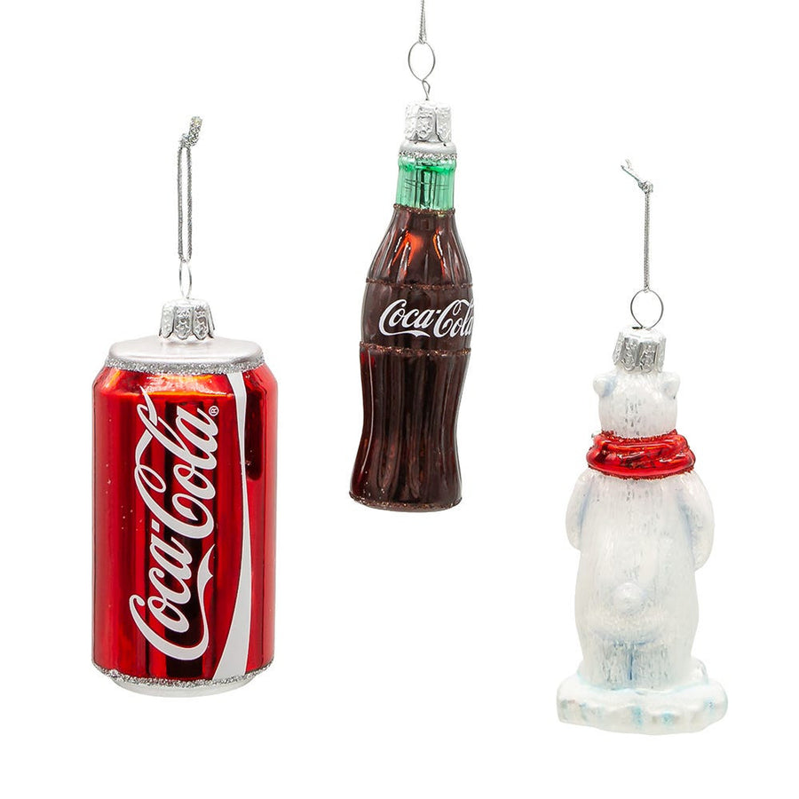 Coca-Cola® Glass Miniature Ornament Set