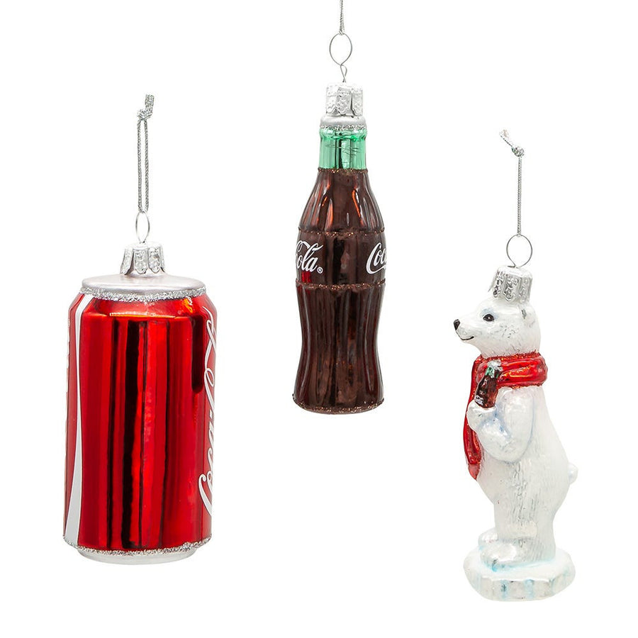 Coca-Cola® Glass Miniature Ornament Set