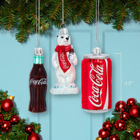 Coca-Cola® Glass Miniature Ornament Set