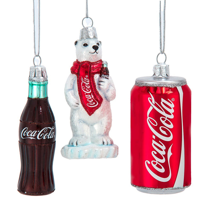 Coca-Cola® Glass Miniature Ornament Set