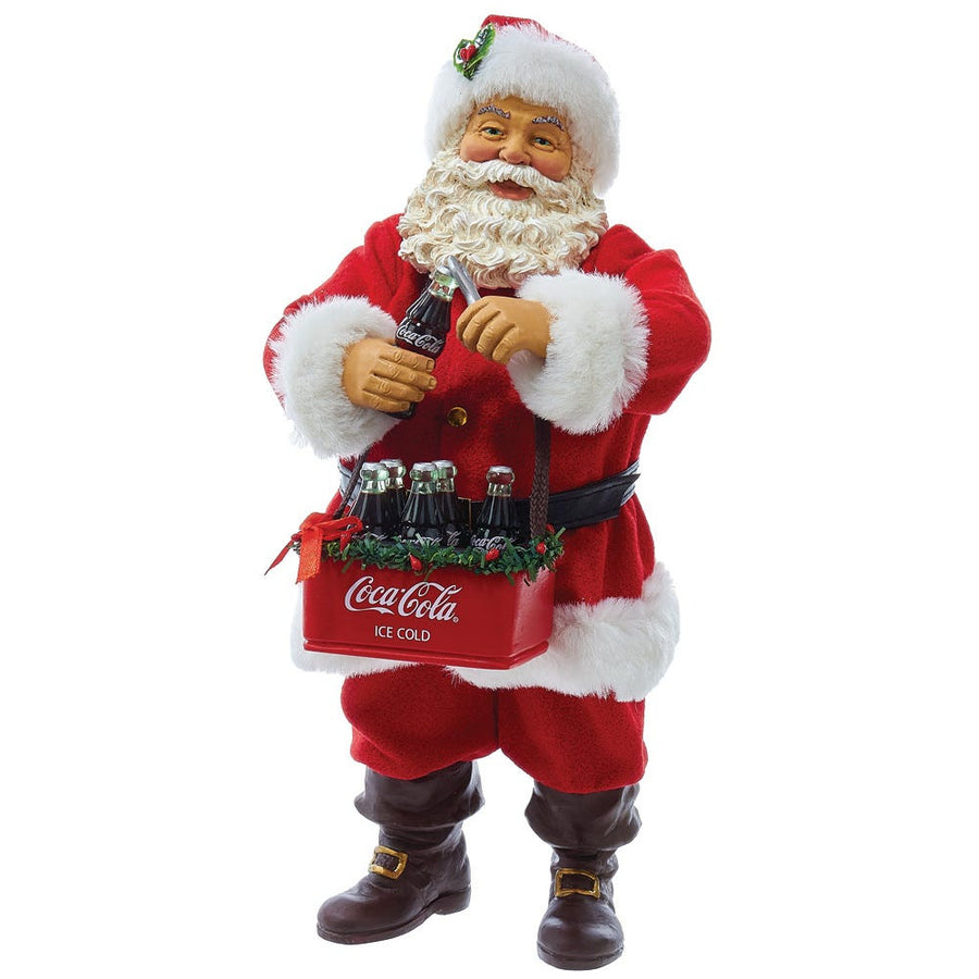 10.5" Fabriché™ Coca-Cola® Santa Opening A Coke
