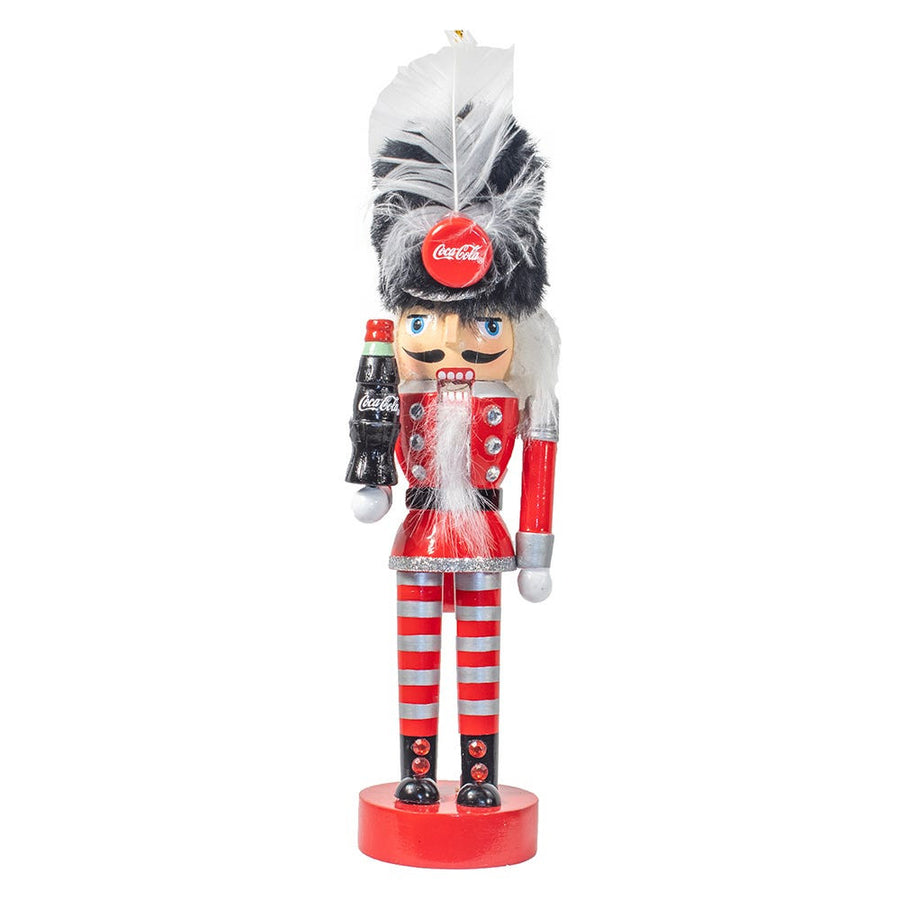 6" Coca-Cola® Striped Pants Nutcracker Ornament