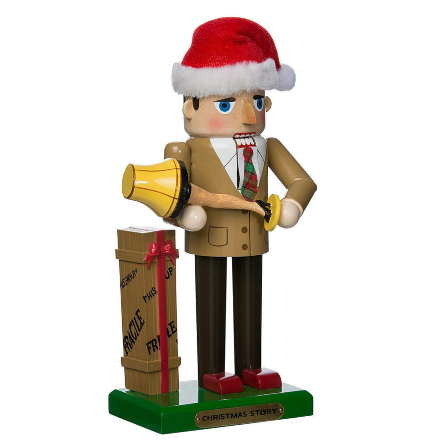11" A Christmas Story™ Mr. Parker With Leg Lamp Nutcracker