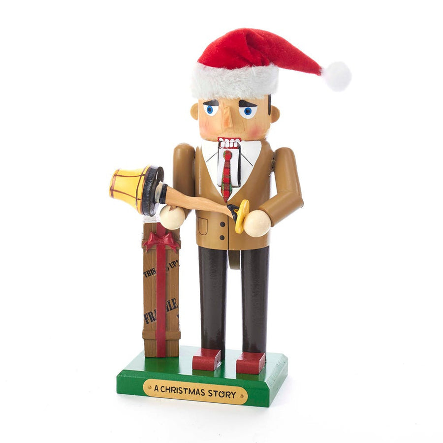 11" A Christmas Story™ Mr. Parker With Leg Lamp Nutcracker