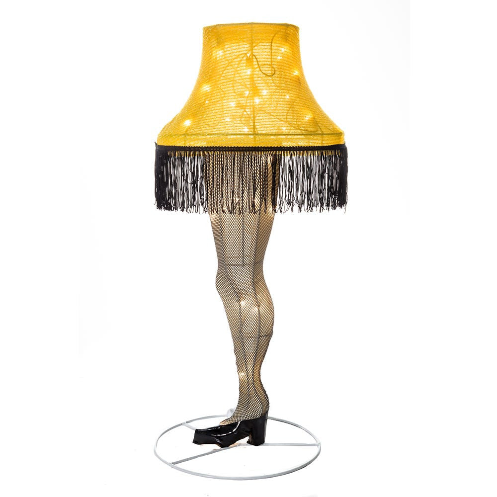 28" A Christmas Story™ Leg Lamp Lighted Tinsel Lawn Décor