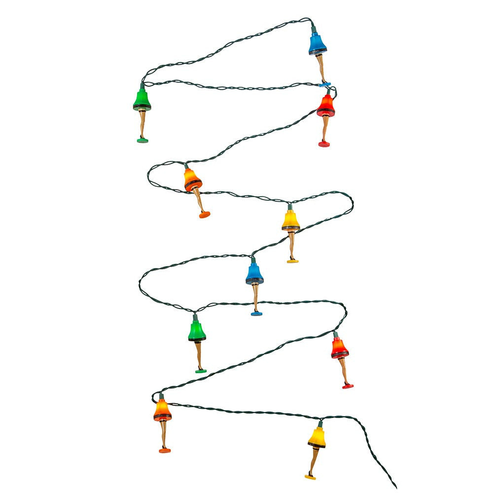 9' UL 10L A Christmas Story™ Multicolored Leg Lamp Light Set