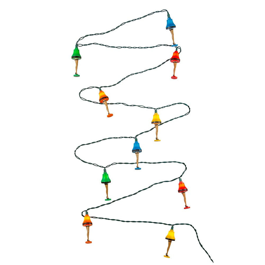 9' UL 10L A Christmas Story™ Multicolored Leg Lamp Light Set