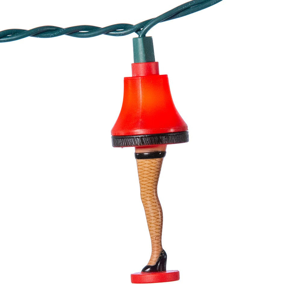 9' UL 10L A Christmas Story™ Multicolored Leg Lamp Light Set