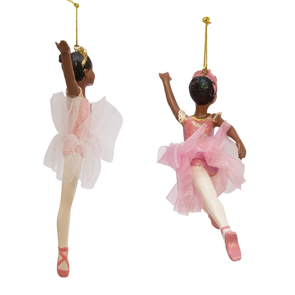 African American Ballerina Ornaments