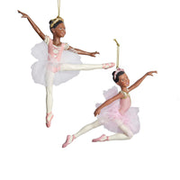 African American Ballerina Ornaments