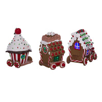4.3“ Battery Operated LED Claydough Gingerbread Train