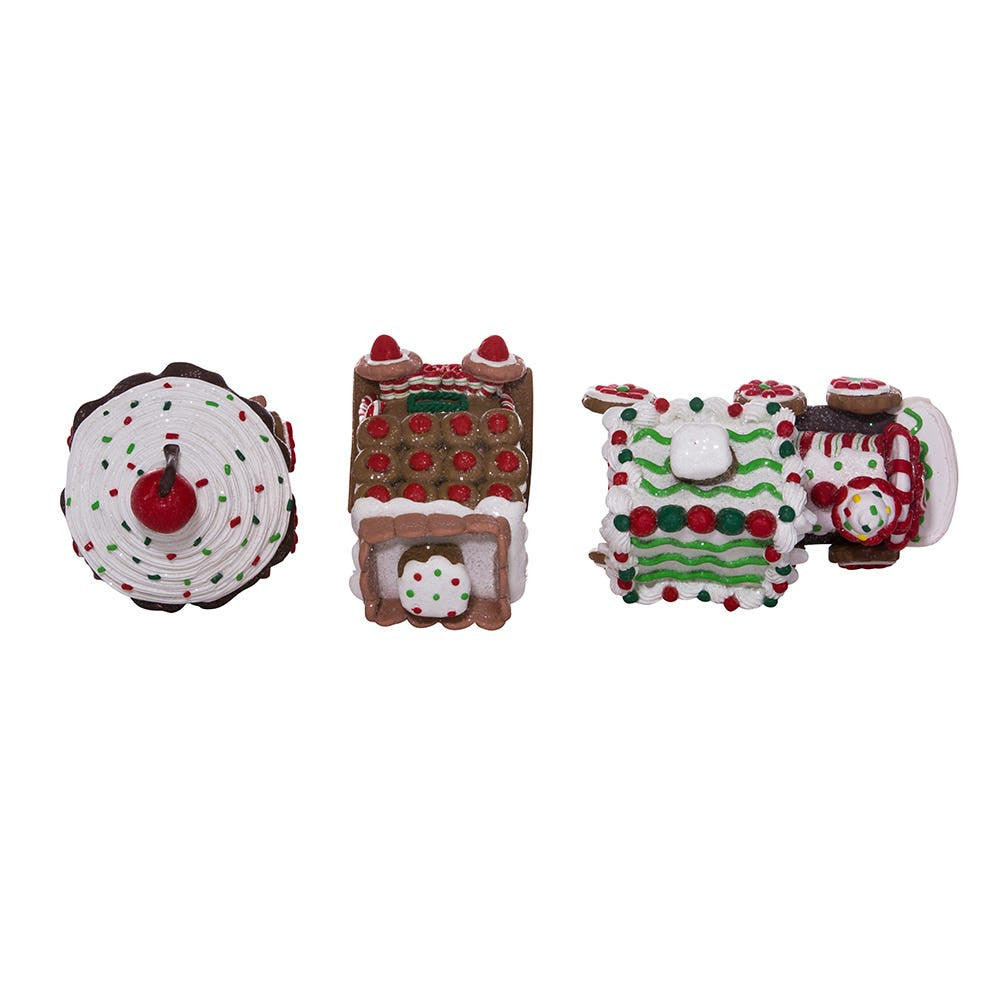 4.3“ Battery Operated LED Claydough Gingerbread Train