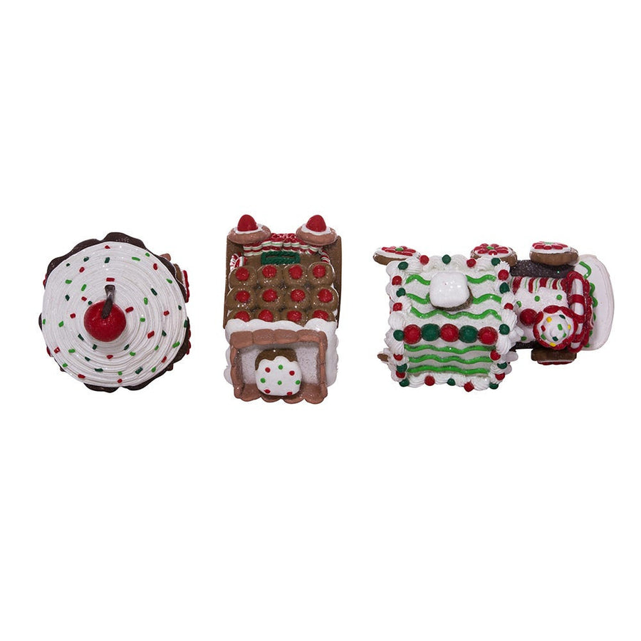 4.3“ Battery Operated LED Claydough Gingerbread Train