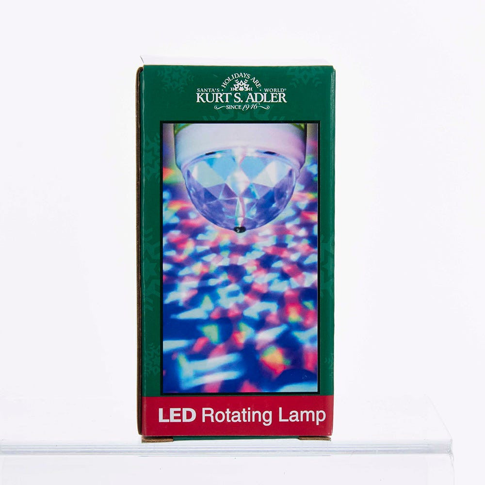 4" Rotating Disco LED Lamp