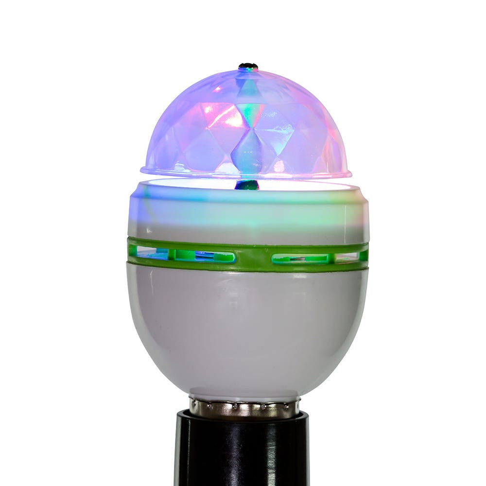 4" Rotating Disco LED Lamp