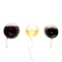 Glass Wine Glass Ornaments
