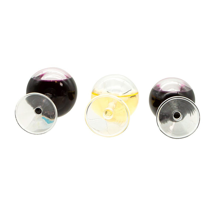 Glass Wine Glass Ornaments