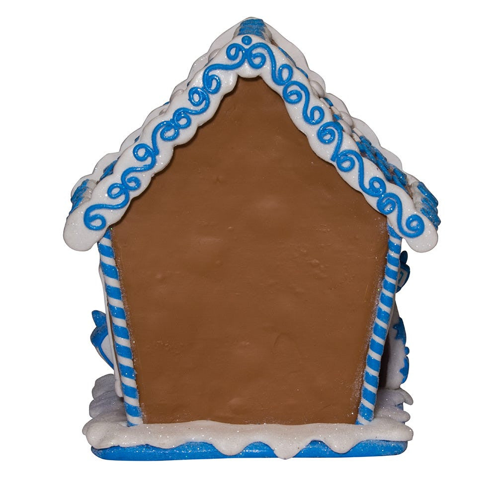 7“ Gingerbread LED Hanukkah House Table Piece