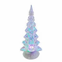 Battery Operated Plastic LED Lighted Christmas Tree Table Piece