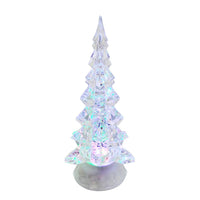 Battery Operated Plastic LED Lighted Christmas Tree Table Piece