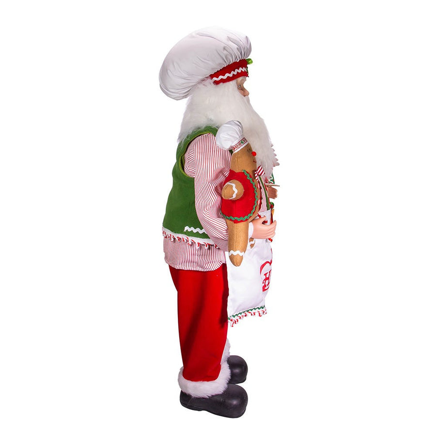 40“ Christmas Chef Gingerbread Santa