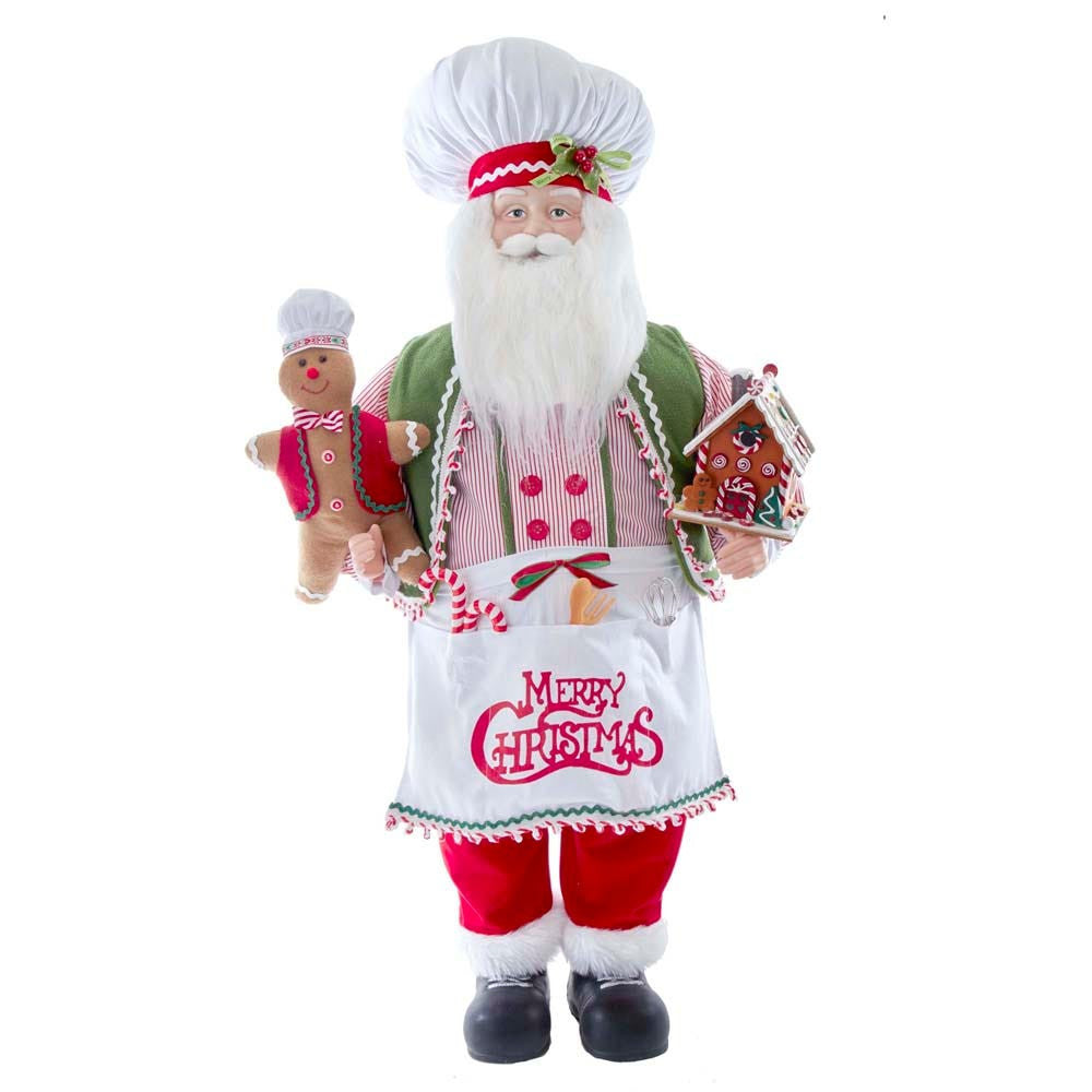 40“ Christmas Chef Gingerbread Santa