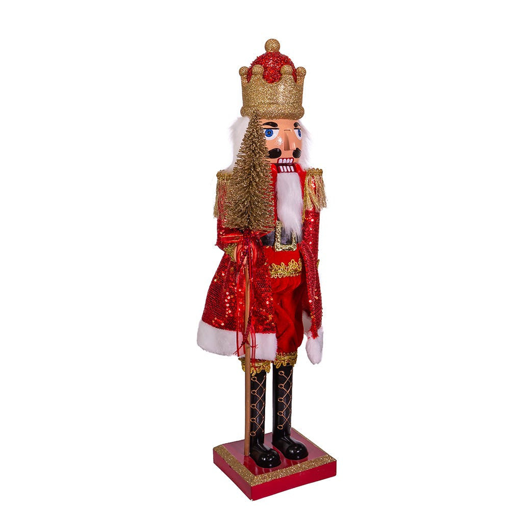 24“ Red and Gold King Nutcracker